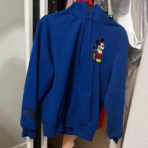 Disney Blue Men's Sweater with Mickey Mouse
